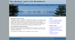 Desktop Screenshot of braddockfoundation.org